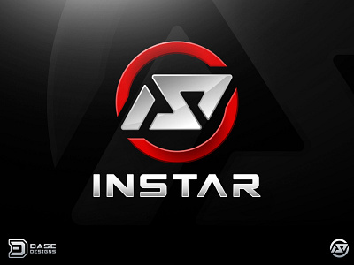 Team Instar Logo Design branding emblem esports gaming graphic design icon identity logo logo design mark star symbol