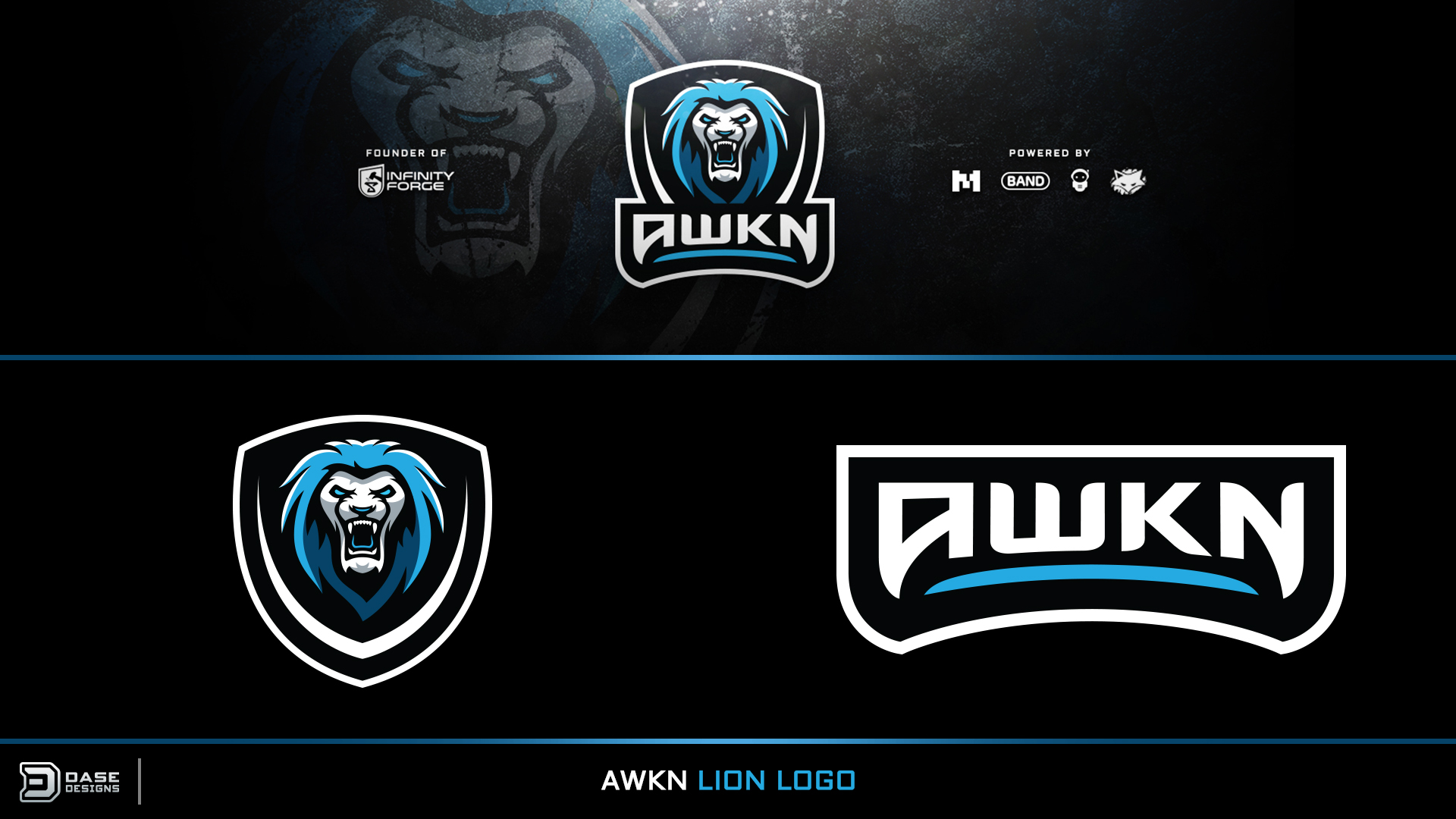 Awkn Lion Esports Logo By Derrick Stratton On Dribbble