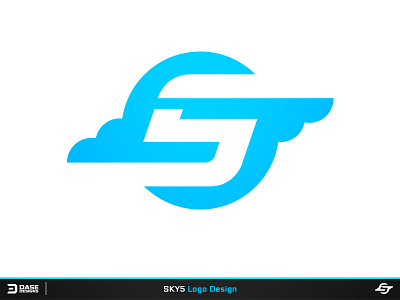 Sky 5 Gaming Logo blue clouds dasedesigns esports gaming heroes of the storm icon letter logo mark sky symbol