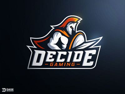 Decide Gaming Spartan Mascot Logo branding dasedesigns esports gaming identity logo mascot spartan sports team