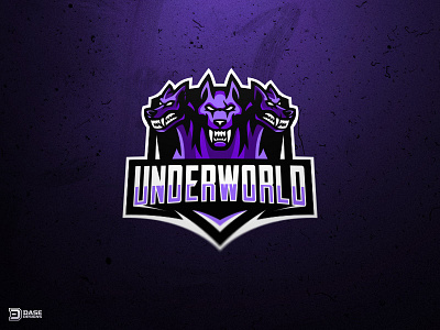 Underworld Esports Cerberus Mascot Logo