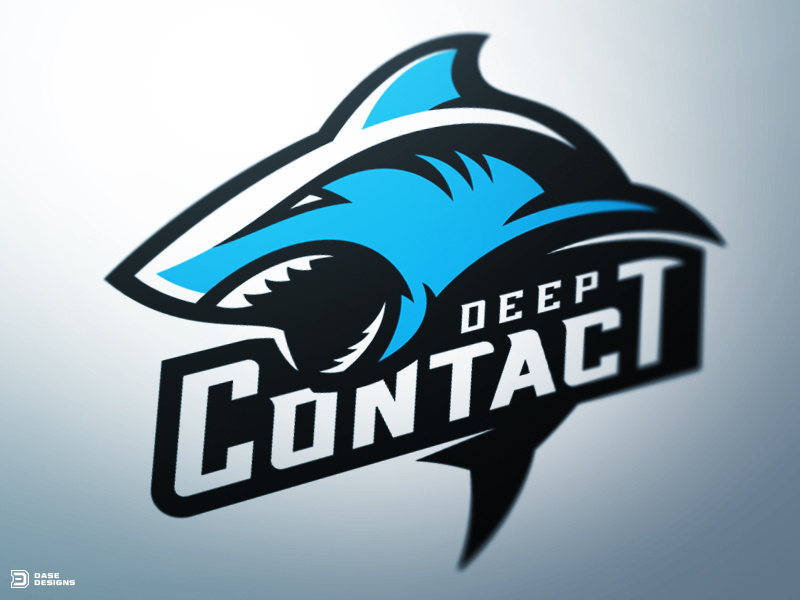 Shark Sports Logo logotype identity branding dasedesigns mascot logo esports gaming sports fish shark