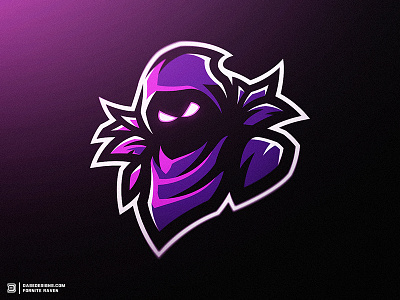 Fortnite Raven Mascot Logo