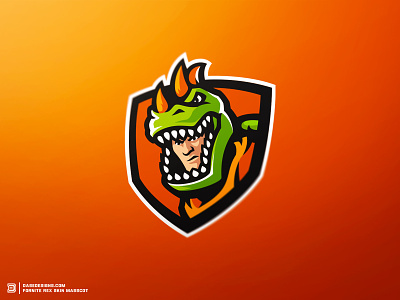 Fortnite Rex Mascot Logo