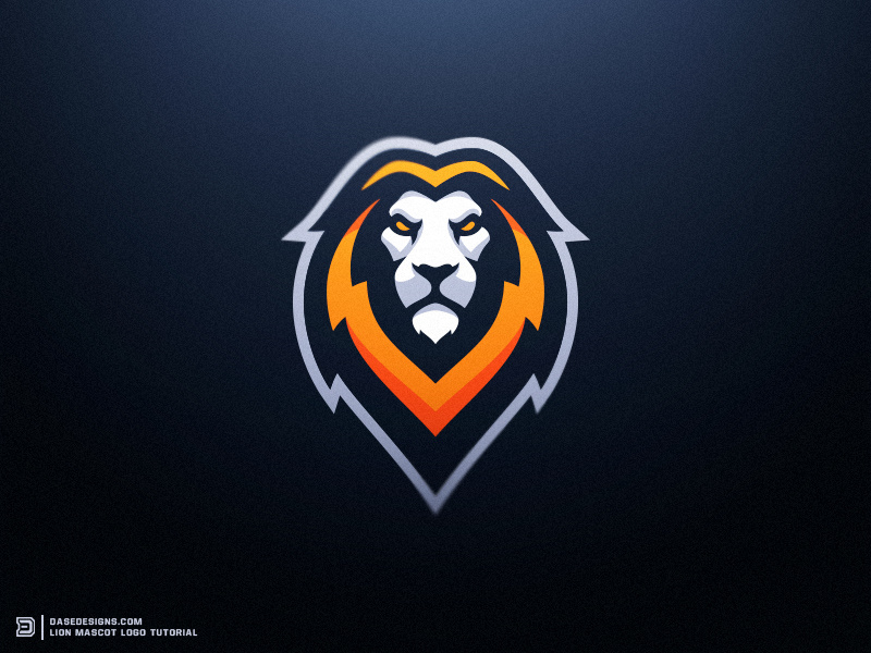 Lion eSports Logo Tutorial Dasedesigns how to create logo dasedesigns illustration lions sports gaming logo design logo tutorial esports logo lion