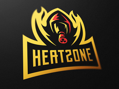 Heatzone Gas Mask eSports Logo dasedesigns design esports esports logo fire fire logo firefighter gaming gaming logo gas mask hazardous hazmat heatzone heatzone esports identity illustration mask sports sports logo vector