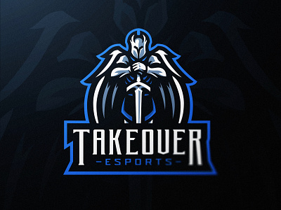 TakeOver Knights Mascot Logo dark knight dasedesigns design esports esports logo gaming gaming design illustration knights knights logo mascot mascot logo spartan sports logo takeover team logo