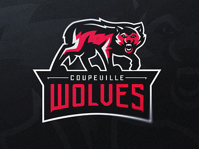 Coupeville Wolves Sports Logo dasedesigns esports gaming high school identity design illustration logo design mascot logo mascot logos official logo school logo sports sports branding sports design wolf wolves