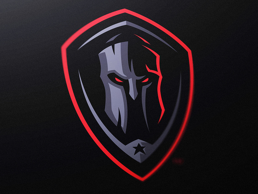 Dark Spartan Shield Gaming Logo by Derrick Stratton on Dribbble