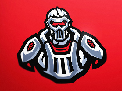 Cyborg eSports Mascot Logo app chrome cyborg dasedesigns esports esports logo gaming gaming design illustration logo mascot skull sports sports logo vector vizer vizerdown