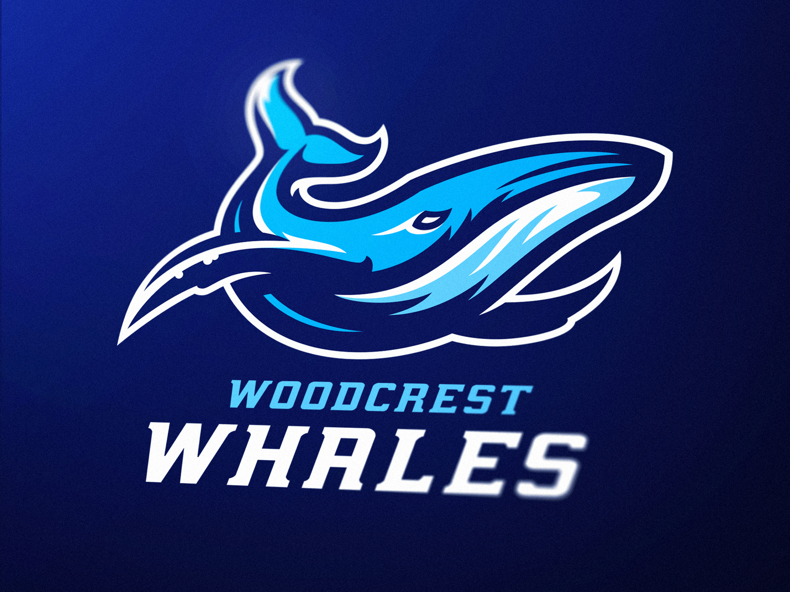 Woodcrest Whales Sports Logo by Derrick Stratton on Dribbble