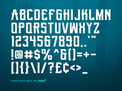 Warlock eSports Typeface by Derrick Stratton on Dribbble