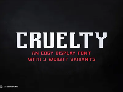 Cruelty eSports Font cruelty custom font dasedesigns design display esports esports font esports logo font gaming identity mascot logo sports logo typeface typography