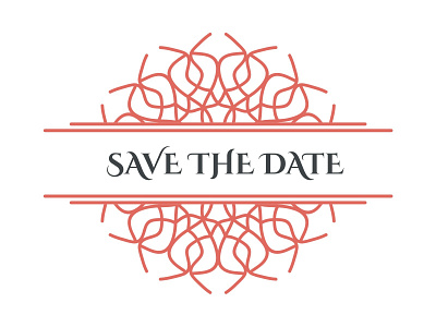 Save The Date frame marriage