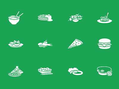 Foodicons food icons illustration pictogram vector