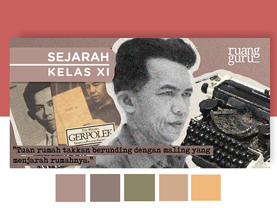 Header Blog Ruangguru Sejarah: Kelas XI education graphic design history