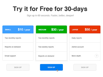 Pricing Page flat knowledgeflow landing pricing pricing page sign up startup ui web design