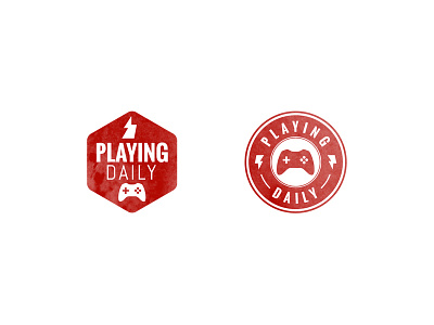 Playing Daily Badges & Stickers badge gamers games logo stamp sticker stickers
