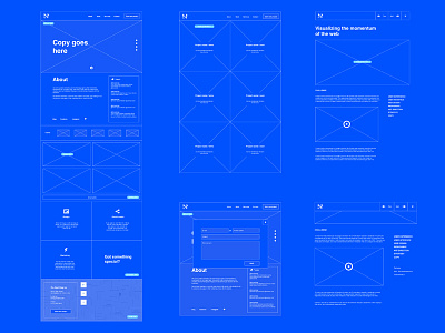 Wireframes - Website