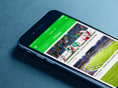Football App app football ios ios8 iphone6 mobile news