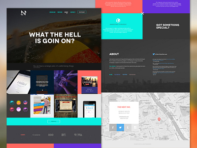 Agency website (concept & redesign) by Radosław Struczyński on Dribbble