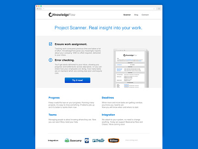 Product page. MVP clean minimal product page saas startup ui ux website