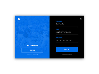 Daily UI #001 - Sign Up 001 dailyui sign in sign up ui ux web web design