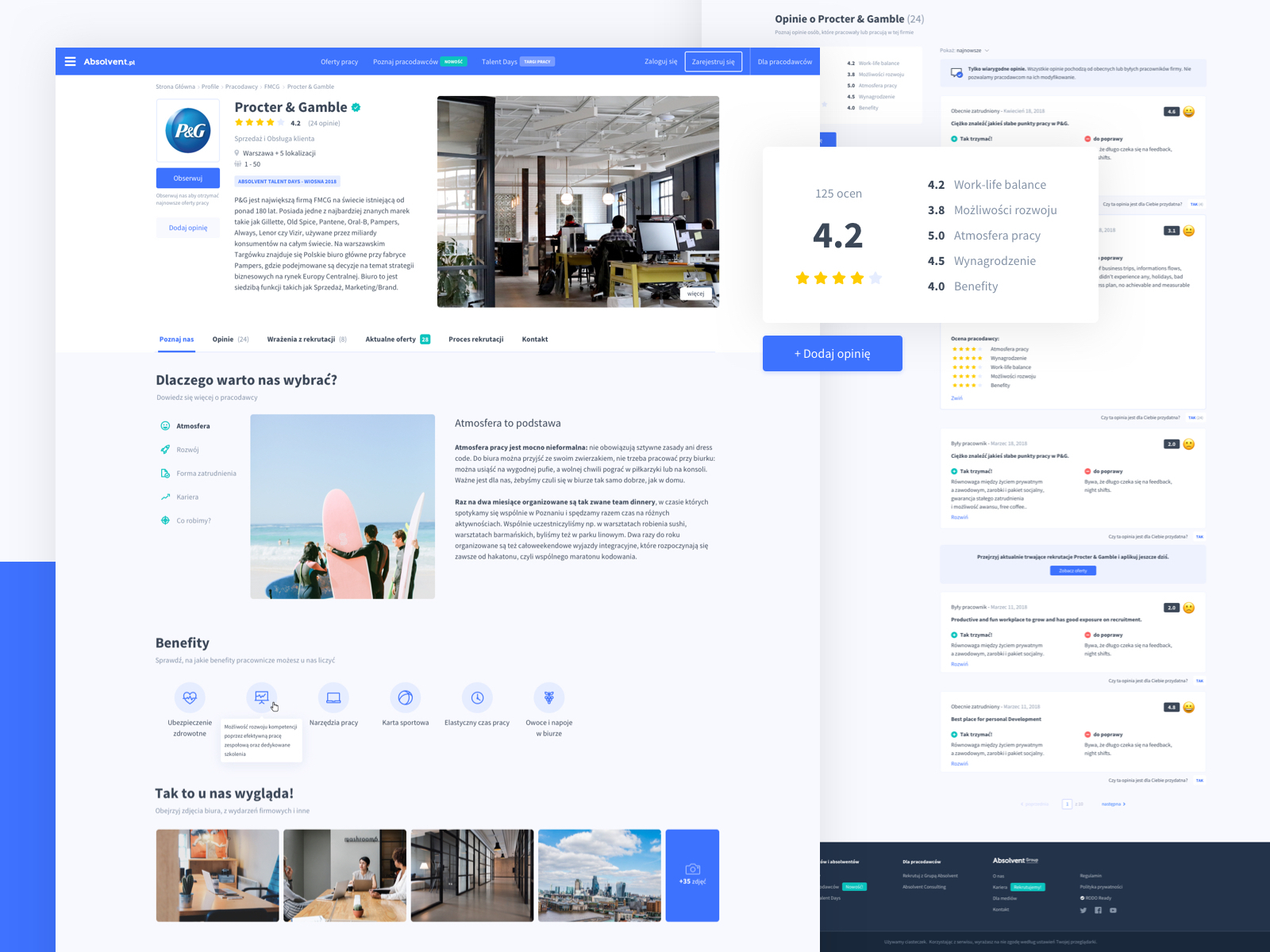 Absolvent.pl - Employer Profile by Radosław Struczyński on Dribbble