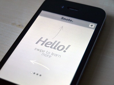 Welcome Screen - iPhone App app ios iphone mobile retina ui ux