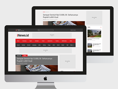 iNews.id Porta - Desing For Web Desktop