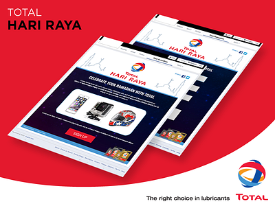 Apps Total Hari Raya application apps campaign creative designer desktop facebookapps mobile totaloil uiux