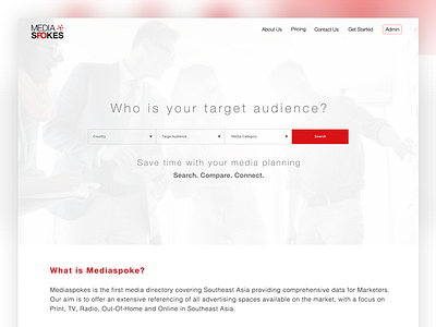 Company Profile website for MediaSpoke