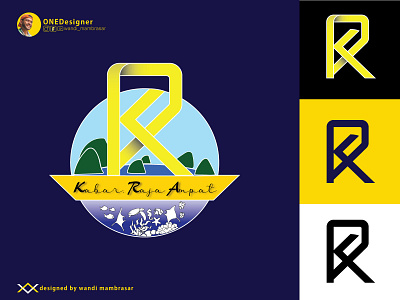 Kabar Raja Ampat Logo mockup