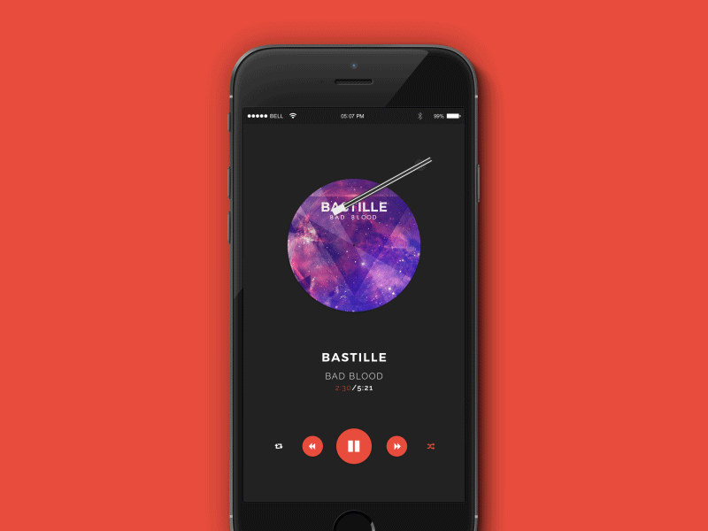 Music Player App Concept