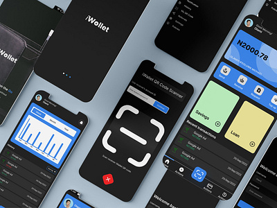 iWallet app design design fintech positive concept ui uiux user interface ux