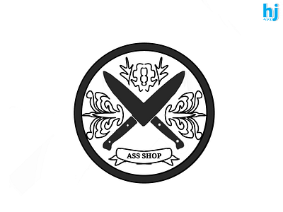 ASS SHOP LOGO DESIGN.