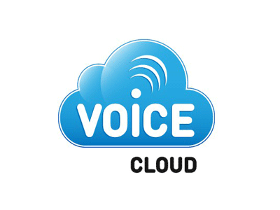 Voice Cloud branding identity logo