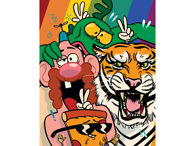 Uncle Grandpa Comics Cover cartoon character comic book comics illustration