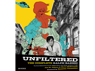Unfiltered: The Complete Ralph Bakshi Book Design book cover design graphic