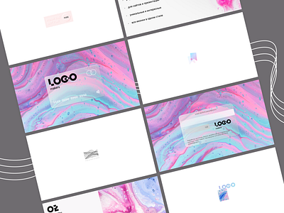 Presentation for LOGO Makers branding design figma glassmorphism graphic design illustration logo typography ui vector