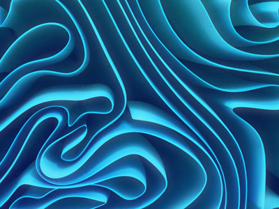 Wavy pattern blue fluid pattern sheet waves