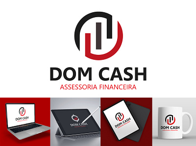 Branding project - DOM CASH branding businesslogo design flatlogo graphic design logo logodesign