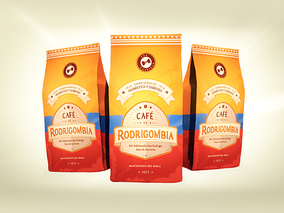 Rodrigombia | Coffee Brand 3d coffee bag identity les luthiers les luthiers