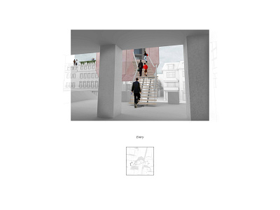 View #01 3d model architecture collage design illustration montage rhino