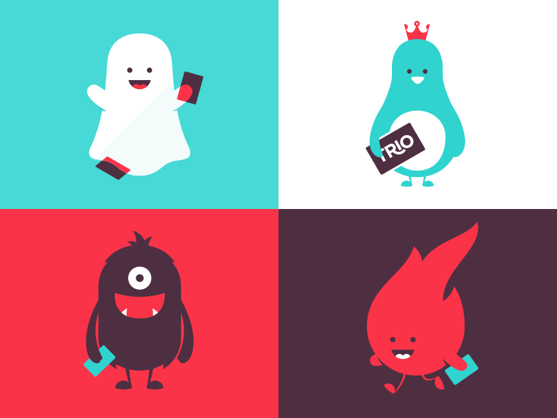 Trio Brand Characters
