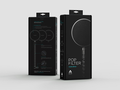 Pop Audio Packaging black box brand branding diagram identity packaging product