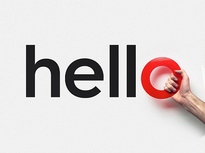 hello brand brand identity branding hand id logo neon perspex sans serif type typography