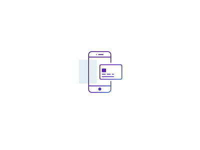 Payment Icon 1: Mobile design gradient icon iconography icons illustration ios line phone ui ux