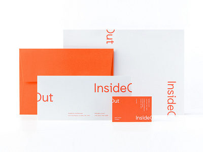 InsideOut Stationery brand branding business card character compliments slip emboss identity letterhead logo notebook stationery