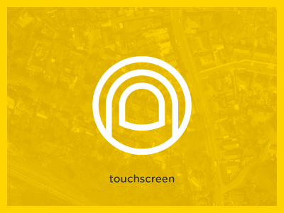 Touchscreen Icon icon line logo style touch touchscreen yellow